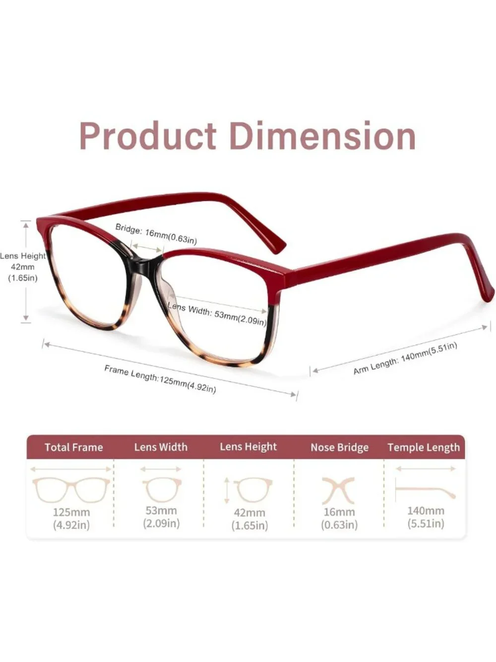 Vintage Square Blue Light Blocking Reading Glasses for Women - Computer Eyewear
